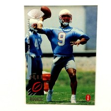 Steve McNair 1995 Upper Deck Electric Silver Parallel Rookie Card #3 NFL Oilers . rookie card picture