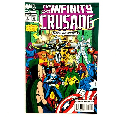 Infinity Crusade #2 Marvel NM- 1993 Avengers X-Men Fantastic Four Silver Surfer