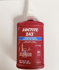LOCTITE 243 Blue Medium Strength Threadlocker.     Pack Of 12 