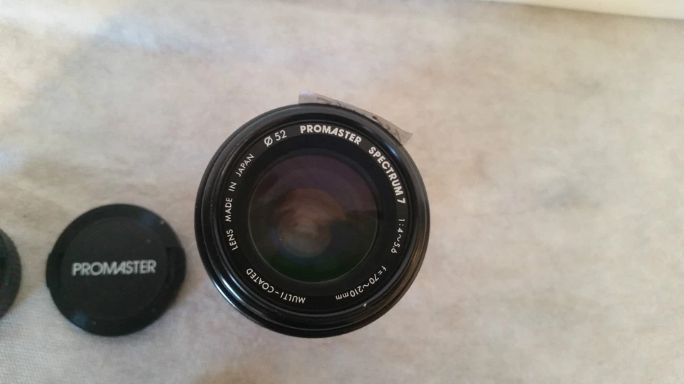 Promaster Spectrum 7 1.4-5.6 f=70-210mm with 52mm filter for Minolta - Image 2 of 4