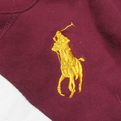 Ralph Lauren Sweatshirt Kids Medium 8-10 Red Big Logo Pullover - Picture 4 of 12