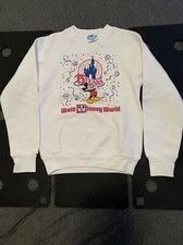 VINTAGE Disney 15 year Anniversary Celebrating Sweat Shirt Childs size Large
