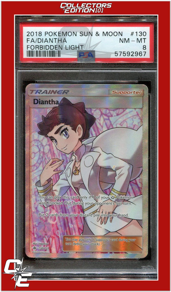 Forbidden Light 130 Full Art/Diantha PSA 8 | eBay