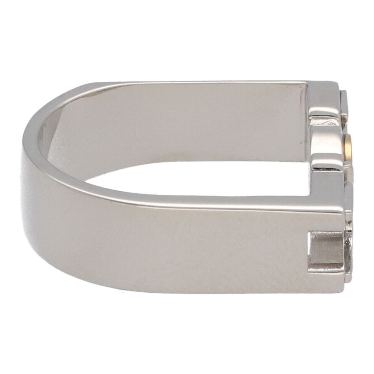 Dior x Hajime Sorayama Logo Ring, Silver, Medium Size, 20001399DS