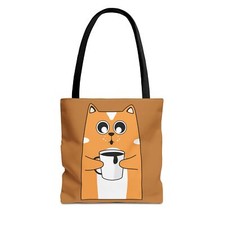 Cute Cat Tote Bag - AOP, Cat Lover Gift, Everyday Carry, Fun Doodle ...