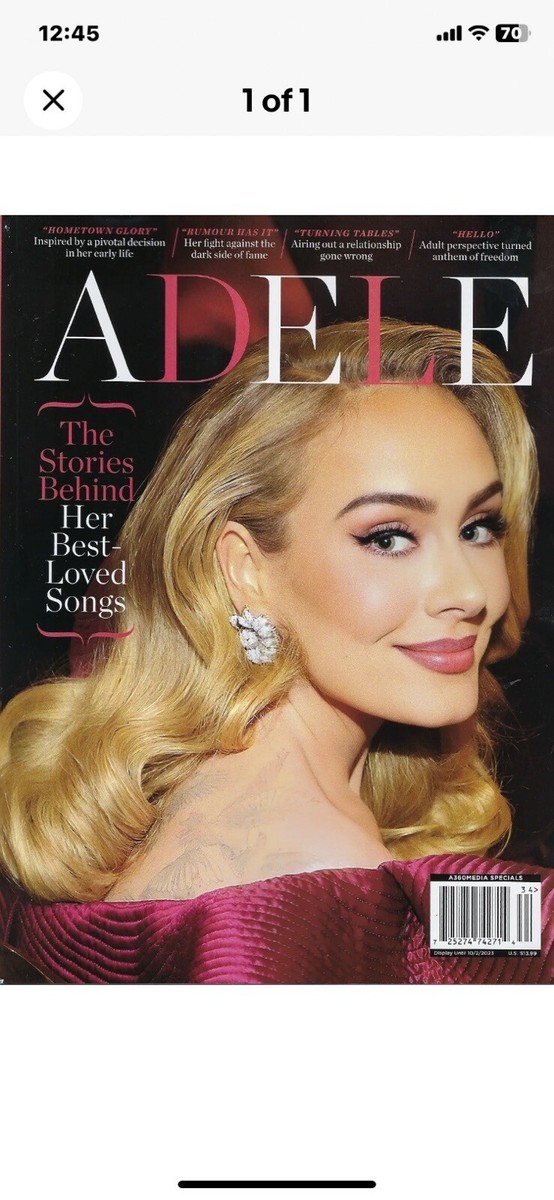 ADELE the stories behind her best loved songs 2023 98 Pages