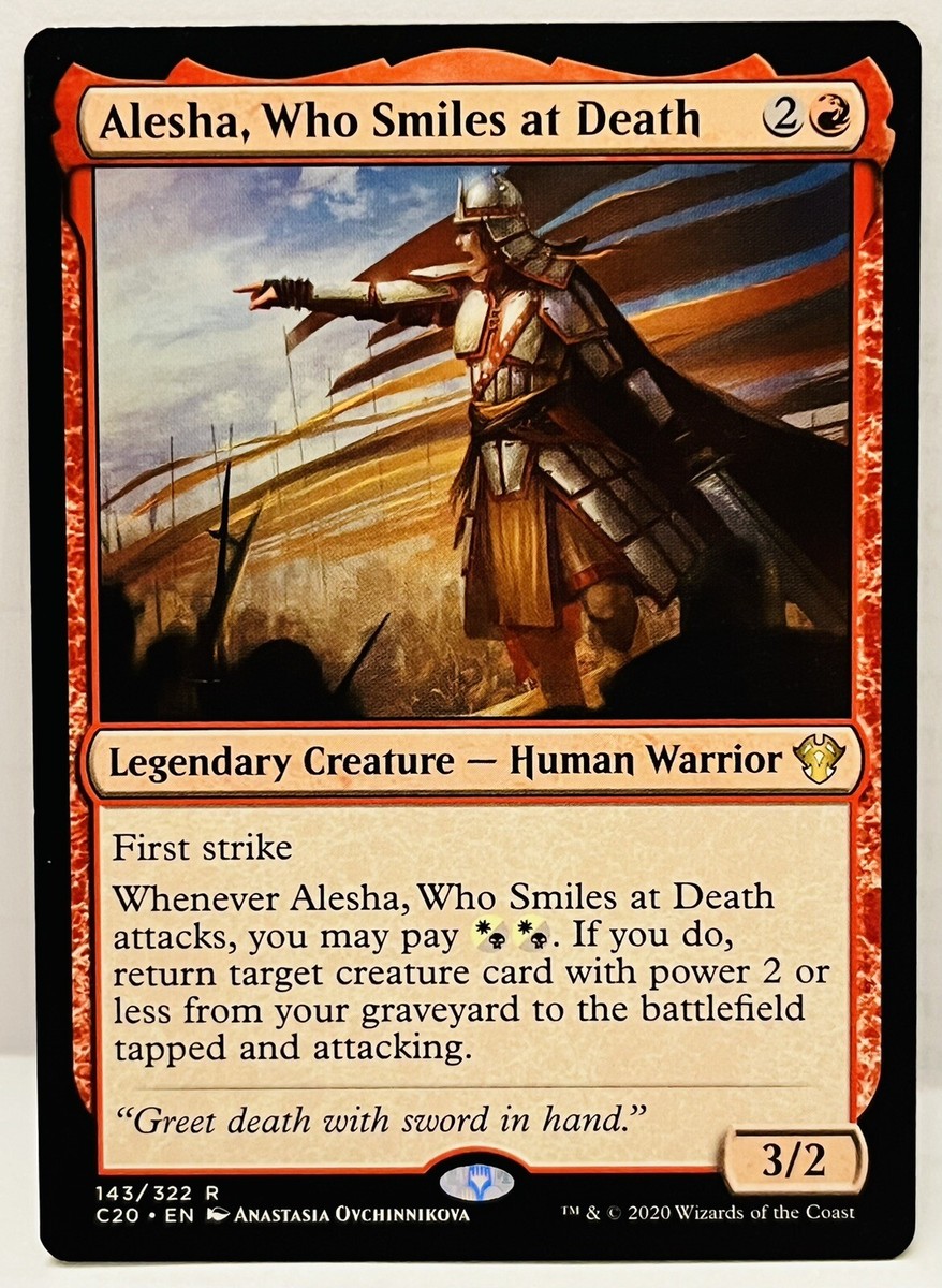 mtg alesha commander deck Magic The Gathering - Foundations Our history is one hand reaching out to another. Alesha, Who Smiles at Death