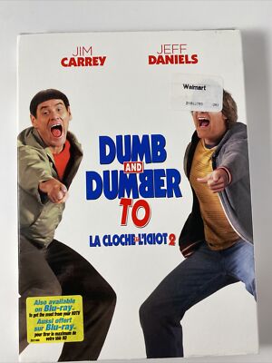 Dumb and Dumber To (DVD, 2015, Canadian, W/ Slipcover) Brand New