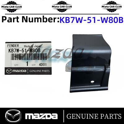 2017-2021 Genuine Mazda CX-5 Left Fender Lower Molding Trim KB7W