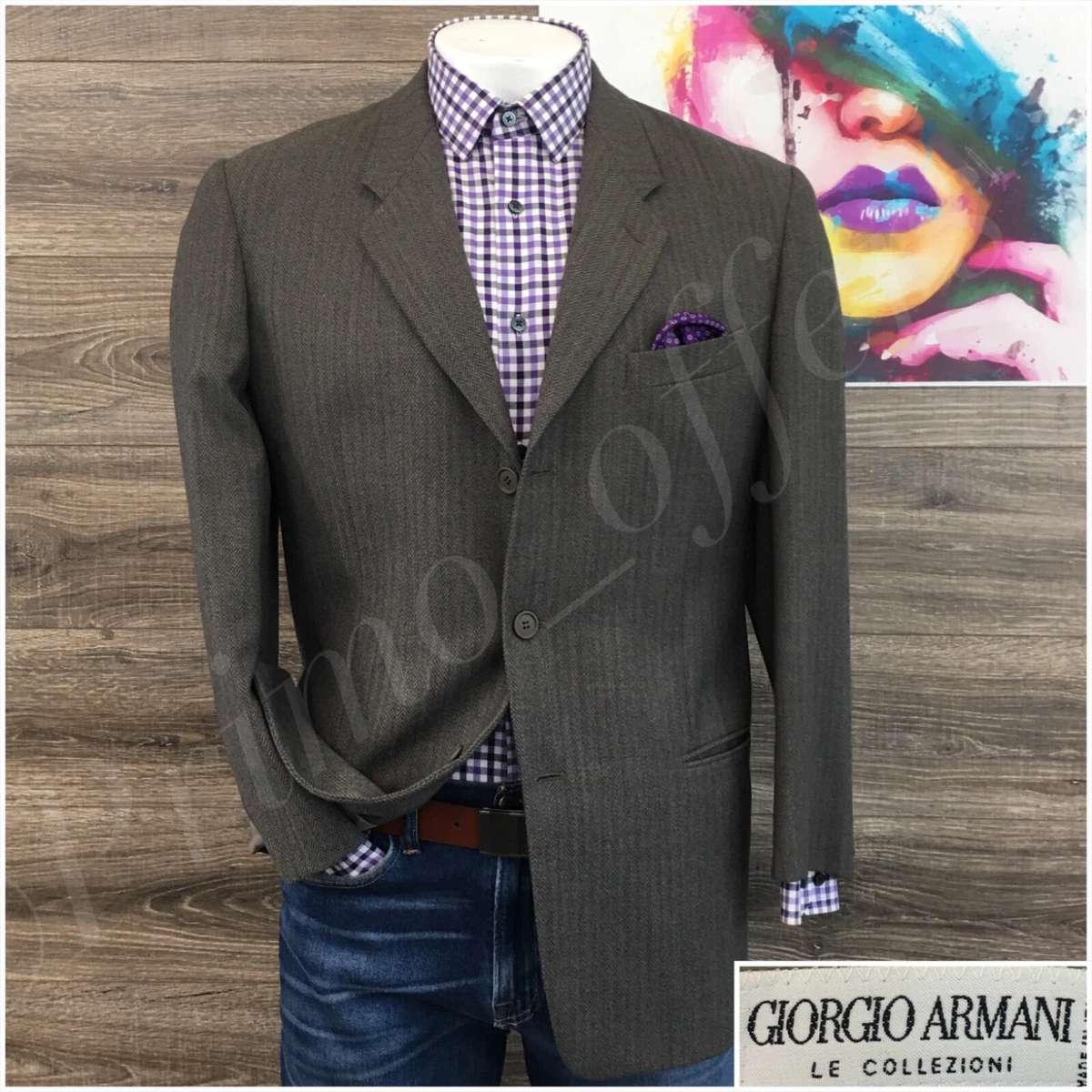 Armani mens blazer cheap