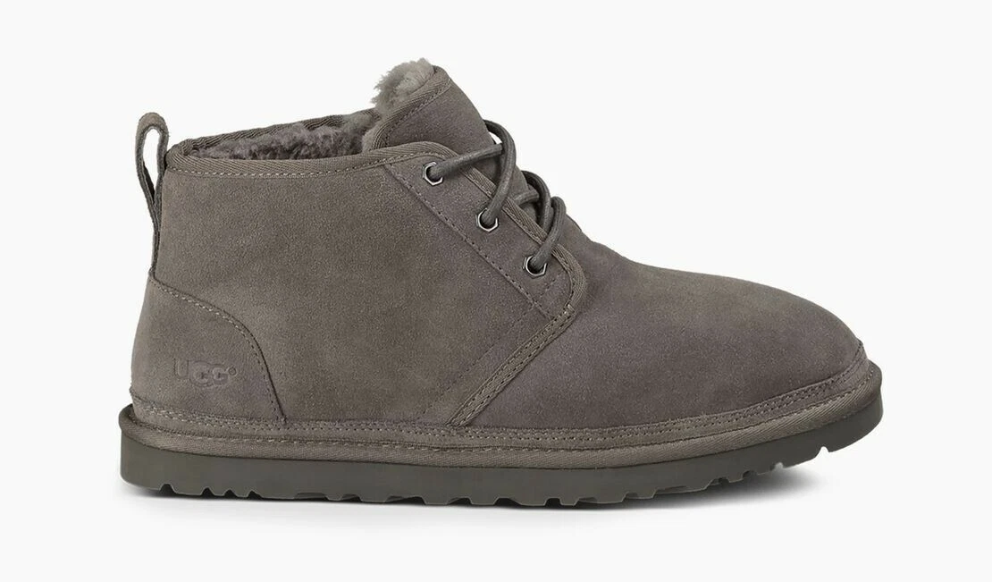 Mens ugg boots gray deals