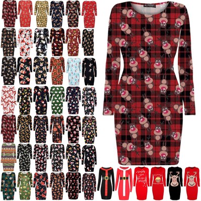 tartan christmas dress womens