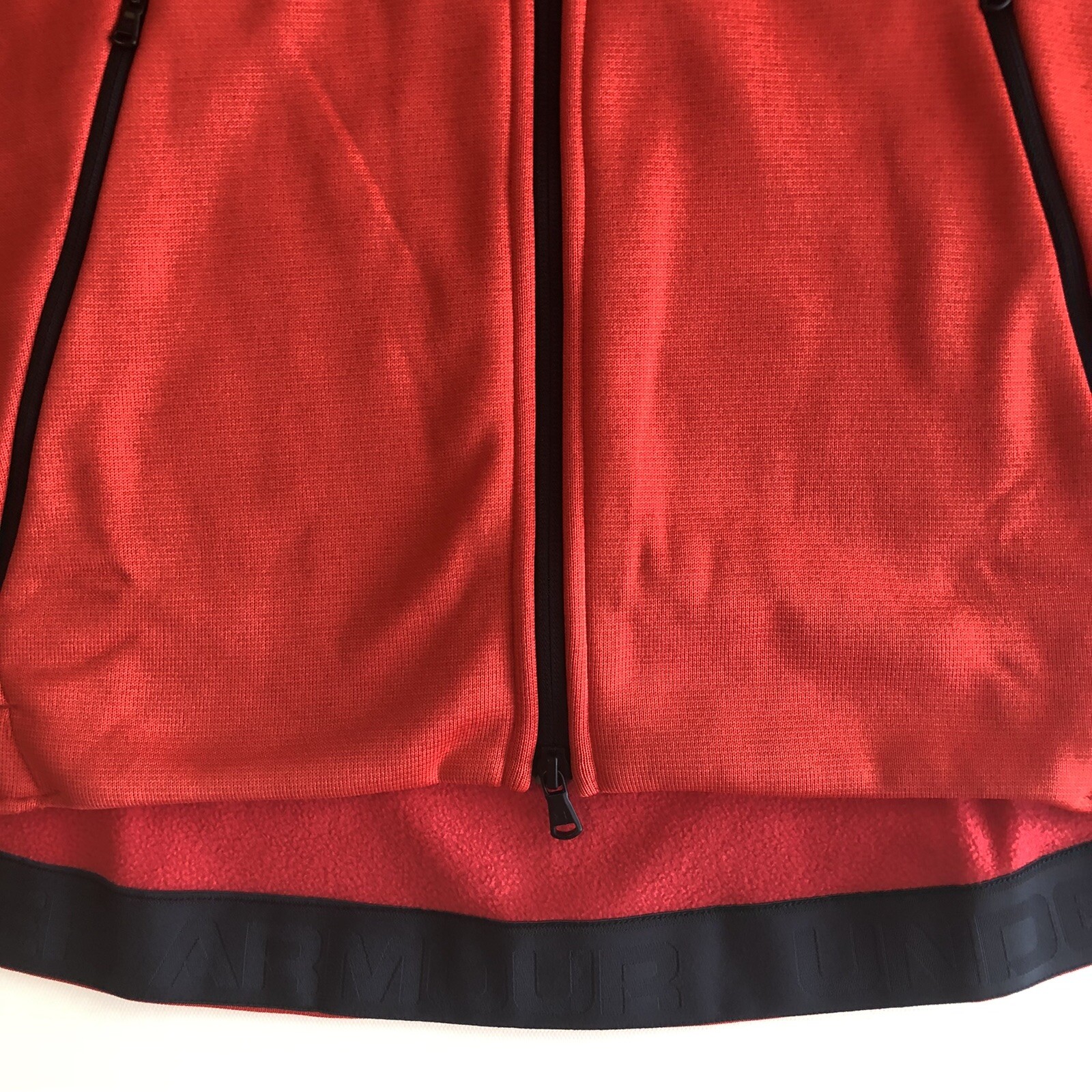 Under Armour Storm Men’s Pockets Loose Fit Jacket Hoodie Red LS Jacket 2XL thumbnail 2