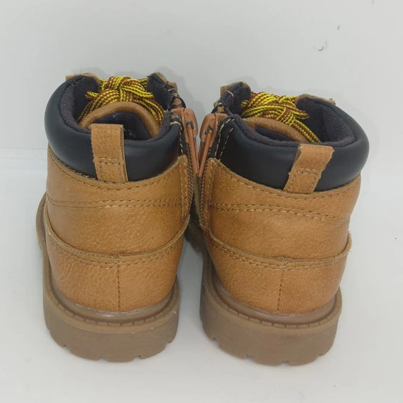 Tênis Carters infantil masculino usado trilha caminhada com zíper lateral - tamanho. 6M - Imagem 4 de 4