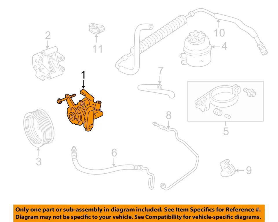Bomba de dirección asistida usada se adapta a: Jaguar Xj8 2001 grado A Foto 3 de 4