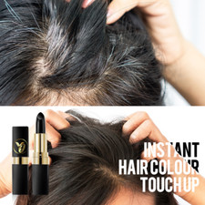 Hair Dye Black Pen Stick Long Lasting Hair Colour Cover Up White Grey Hair