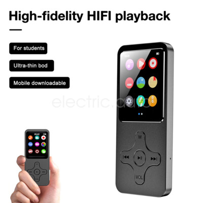 Portable MP4 MP3 Player 64G Support FM Radio Recorder Music Built in Speakers UK