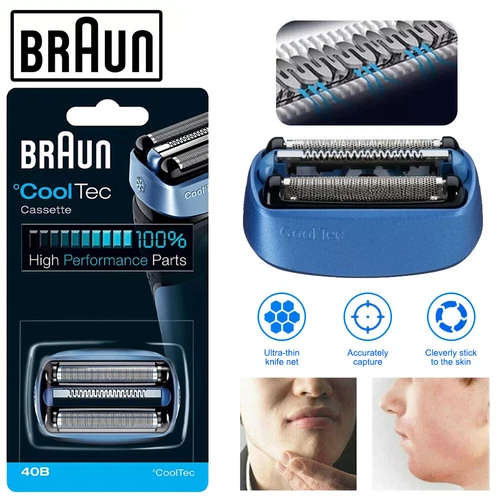 Braun 40B Kombipack Original CoolTec Scherkopf Ersatzscherteil NEU OVP Ersatz - Bild 12 von 14