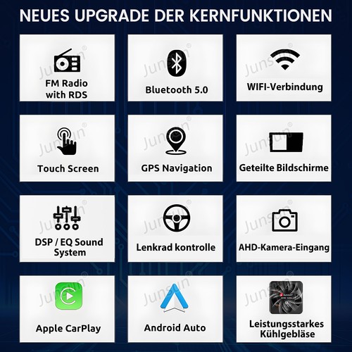 2+32GB Für AUDI A3 8P 2003-2012 Android 13 Autoradio Apple Carplay GPS Navi WIFI - Bild 3 von 18