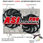 Aluminum Radiator Shroud Fan&Relay for 1979-1993 FORD MUSTANG LX/GT 5.0L V8