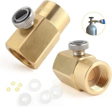 Soda Refill Bottle Co2 Adapter Refills Connector Kit for CGA320 to TR21-4Soda...