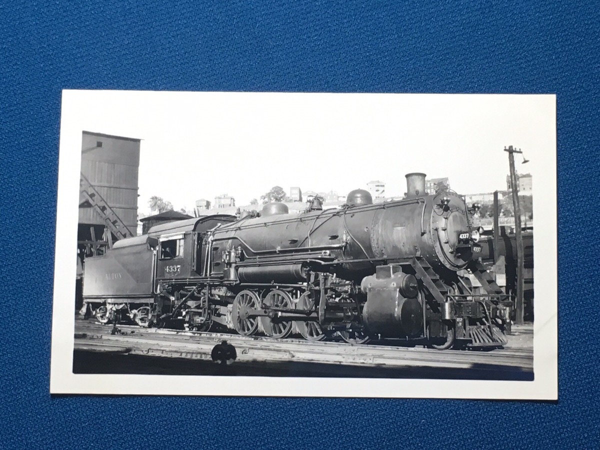 Alton Railroad Engine Locomotive No. 4337 Antique Photo | eBay