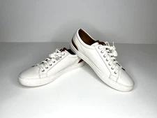 Johnston & Murphy Mens SZ 13 Shoes Sneakers Sheep Skin Leather Lace Up Tru Foam