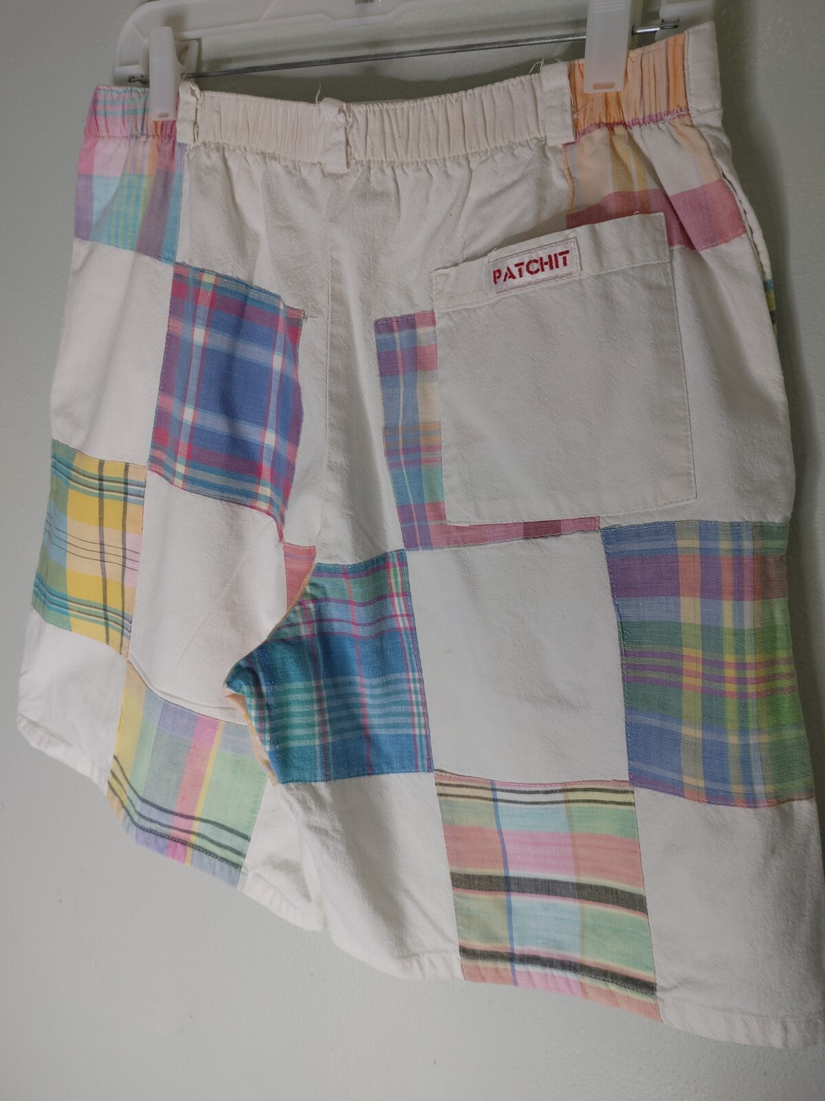 Vintage Patchit patchwork shorts size 6 100% cott… - image 3