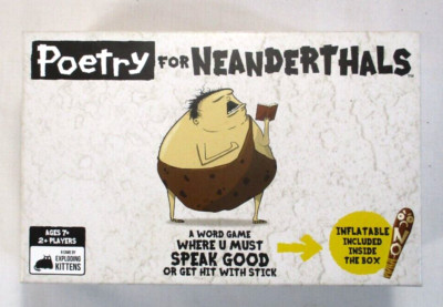 POETRY FOR NEANDERTHALS ORIGINAL EDITION PARTY WORD CARD GAME