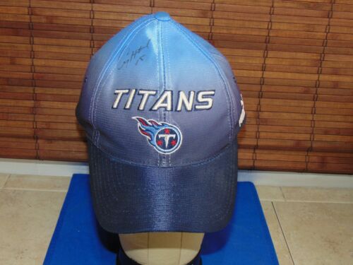 CRAIG HENTRICH TENNESSEE TITANS AUTOGRAPHED PUMA HAT - Picture 1 of 9