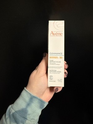 Avene Cleanance Mattifying Sunscreen Lotion SPF30 1.7 oz/50ml; Exp. 01/27