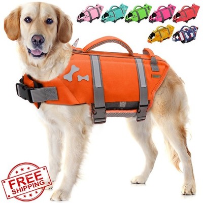 EMUST L NewOrange dog life vest