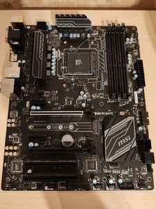 MSI B350 PC Mate MS-7A34 Ver.2.0 AMD B350 ATX Mainboard ohne IO Blende