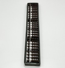 Vintage Japanese Wooden Abacus Soroban Calculator 1/4 Column 135 Beads