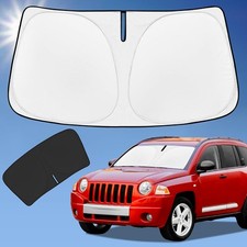 Sun Shade Sunshade for Jeep Compass Windshield Cover, 4-Layer Front Window Shade
