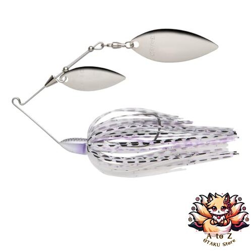 NEW Keitech Baby T-Bone Spinnerbait Double Willow DW 1/2oz #528 Purple Pearl - Image 1