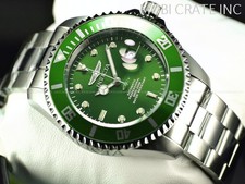 Invicta 4469 Green Invicta Pro Diver Stainless Steel Band Sport