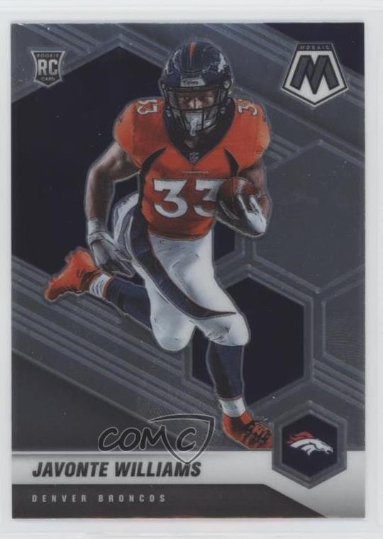 2021 Panini Mosaic Rookies Javonte Williams #315 Rookie RC 0nx3