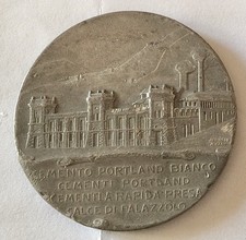 Pesenti- Cementi - Medaglia per la Clientela- Diam.47mm. - 1898. Johnson Milano.