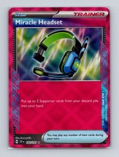 Miracle Headset 183 2024 Pokemon Surging Sparks ACE SPEC Rare Card NM+ (b)