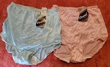 NEW 2 Pair Vintage Vivana Womens Granny Panties Briefs Full Coverage Sz L NWT