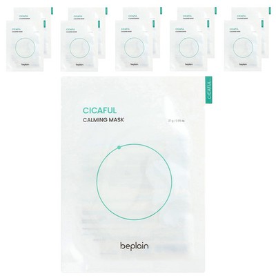 Cicaful Calming Beauty Mask, 10 Sheets, 0.95 oz (27 g) Each