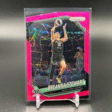 2025 Panini Prizm WNBA #26 Breanna Stewart Pink Velocity /79 IYC5111
