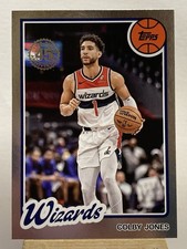 2025-26 Topps Basketball Colby Jones 45Th Anniversary #80BK-20 Wizards ￼