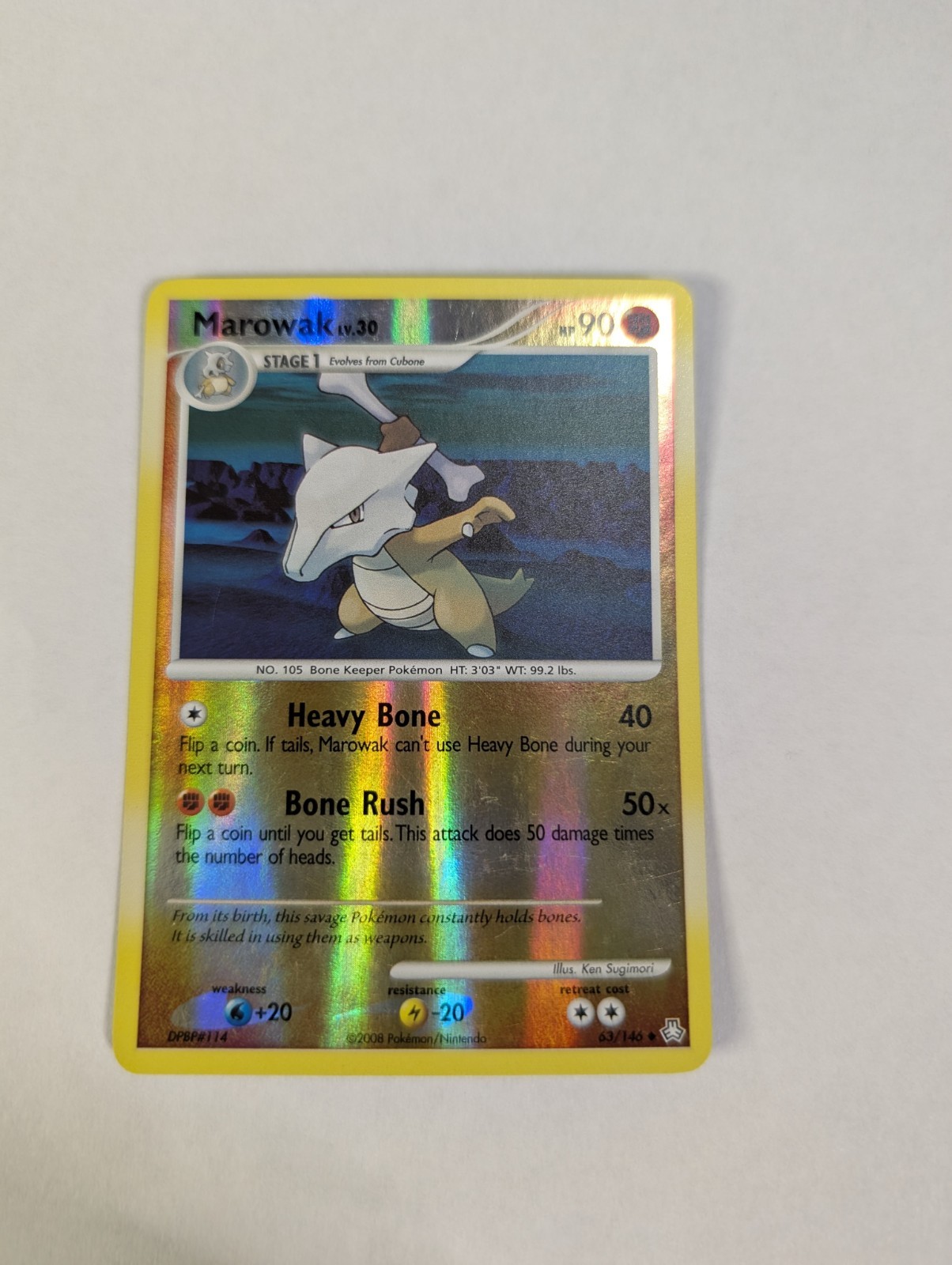 Marowak 63/146 Legends Awakened Reverse Holo