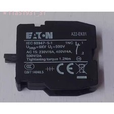 1PC NEW EATON Push button contact A22-EK01 1NC #LL Brand New Fast shipment