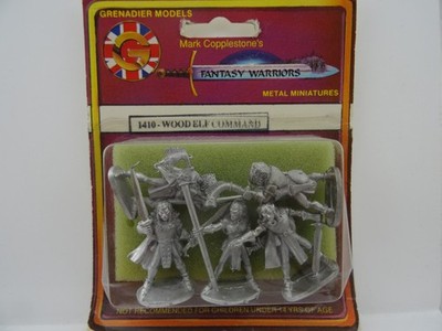 Grenadier Fantasy Warriors - 1410 - Wood Elf Command - S5-F6-10