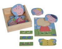 Peppa Pig Umziehpuzzle,