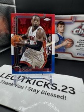 Dwyane Wade 2025-26 Topps Chrome Red White and Blue Refractor #241 Miami Heat