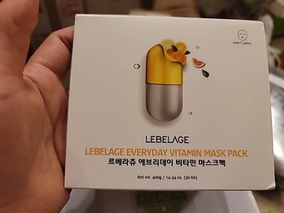 LEBELAGE EVERYDAY  Vitamin  Mask Pack 30ct/400g/14.34oz
